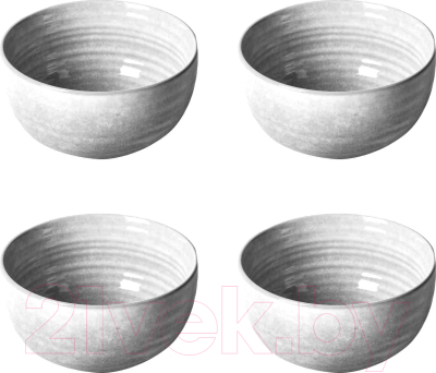 Набор салатников Arya Stoneware / 8680943229939 (4шт, серый)