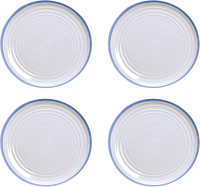 Набор тарелок Arya White Stoneware / 8680943230270 (4шт, голубой) - 