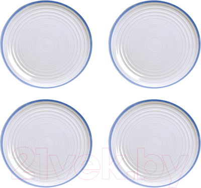 Набор тарелок Arya White Stoneware / 8680943230270 (4шт, голубой)