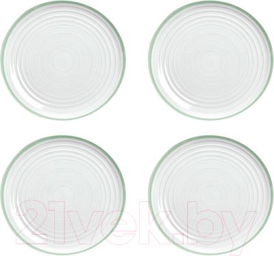 Набор тарелок Arya White Stoneware / 8680943230287 (4шт, зеленый)