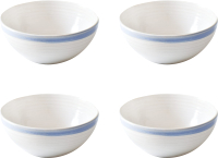 Набор салатников Arya White Stoneware / 8680943230218 (4шт, голубой) - 