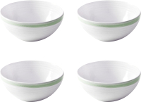 Набор салатников Arya White Stoneware / 8680943230225 (4шт, зеленый) - 