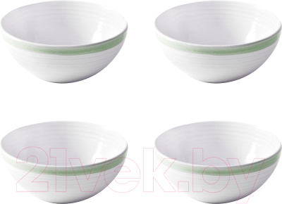 Набор салатников Arya White Stoneware / 8680943230225 (4шт, зеленый)