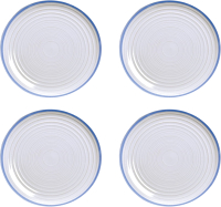 Набор тарелок Arya White Stoneware / 8680943230249 (4шт, голубой) - 