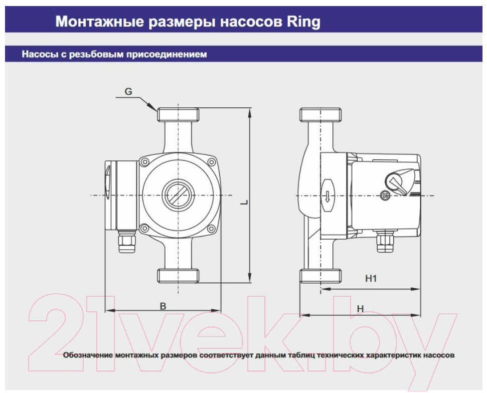 Циркуляционный насос Zota Ring 25-40 S 130