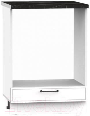 Шкаф под духовку Интермебель Лион ШСРГ 850-33-600 60см (белый софт/тунис)