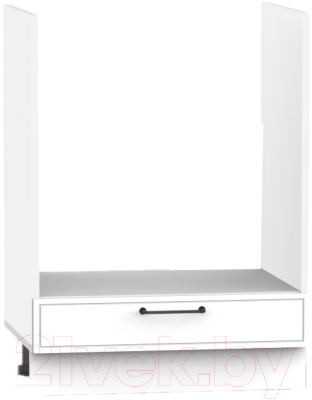 Шкаф под духовку Интермебель Лион ШСРГ 850-33-600 Без столешницы 60см (белый софт)