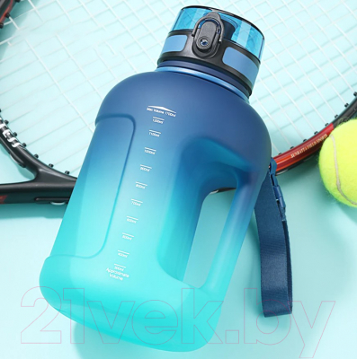Бутылка для воды UZSpace Blue/Green / 3065 (1.7л, синий/зеленый)