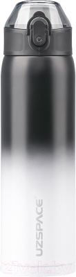 Термокружка UZSpace Black/White / 4201 (500мл, черный/белый)