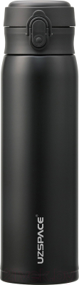 Термокружка UZSpace Standart Black / 4076 (500мл, черный)