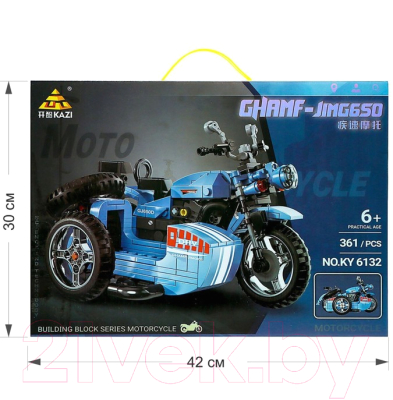 Конструктор Sima-Land Мотоцикл с коляской KY6132 / 9775215