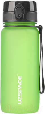 Бутылка для воды UZSpace Vitality Green / 3037 (650мл, салатовый)