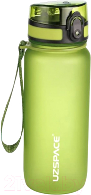Бутылка для воды UZSpace Green / 3026 (500мл, зеленый)