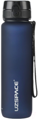 Бутылка для воды UZSpace Dark Blue / 3038 (1л, темно-синий)