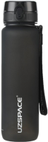 Бутылка для воды UZSpace Classic Black / 3038 (1л, черный) - 
