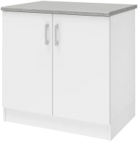 Шкаф-стол кухонный Stolline Уют 275.04МСТ (белый/белый) - 