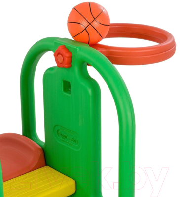 Горка-комплекс Happy Box С баскетбольным кольцом / JM-855