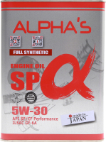 Моторное масло Alpha's 5W30 SP/CF GF-6A / 809244 (4л) - 