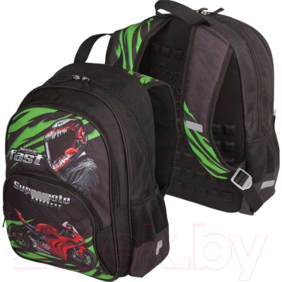 Школьный рюкзак Attomex Basic. Super Moto / 7033363