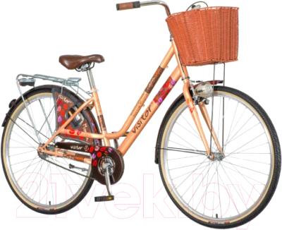 Велосипед Visitor Mocha Caffe Kont 28 2016 / 1282003 (17, розовый/золото/коричневый)