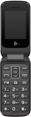 Мобильный телефон F+ Flip 240 (черный)