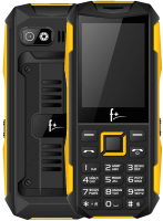 Мобильный телефон F+ PR240 (черный/желтый) - 