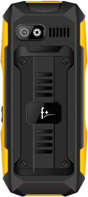 Мобильный телефон F+ PR240 (черный/желтый)