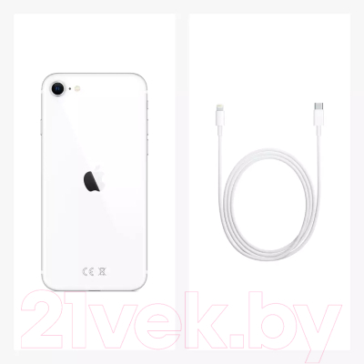Смартфон Apple iPhone SE 128GB/2BMHGU3 восстановленный Breezy Грейд В (белый)