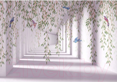 Фотообои листовые Citydecor Flower Tunnel 3D 5 (200x140)