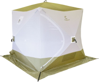 Палатка Следопыт Куб PF-TW-27 (белый/оливковый) - 