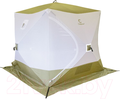 Палатка Следопыт Куб PF-TW-27 (белый/оливковый)