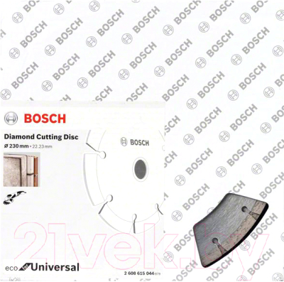 Отрезной диск алмазный Bosch 2.608.615.044