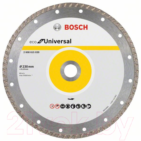 Отрезной диск алмазный Bosch 2.608.615.048