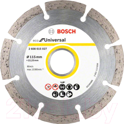 Отрезной диск алмазный Bosch 2.608.615.040