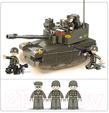 

Конструктор Sluban, Танк Леопард / M38-B0285