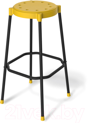 Сиденье для стула Sheffilton SHT-S36 / 917981 (желтый) - Пример стула в сборке, каркас в комплект не входит.