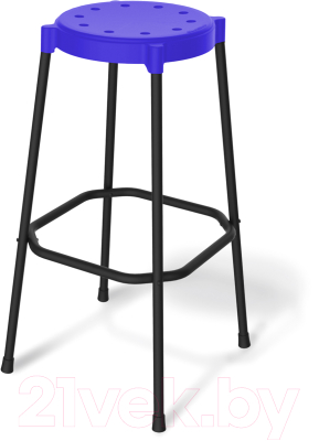 Сиденье для стула Sheffilton SHT-S36 / 922603 (синий) - Пример стула в сборке, каркас в комплект не входит.
