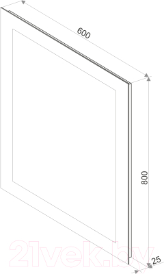 Зеркало Континент Verona Led 63x78