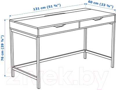 Письменный стол Ikea Алекс 103.847.62
