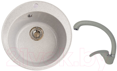 

Мойка кухонная Gerhans, А05 + смеситель LL5936B-19