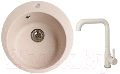 

Мойка кухонная Gerhans, A04 + смеситель HU01K4698-20