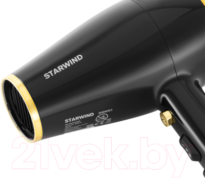 Фен StarWind SHD 6063 (черный/хром)