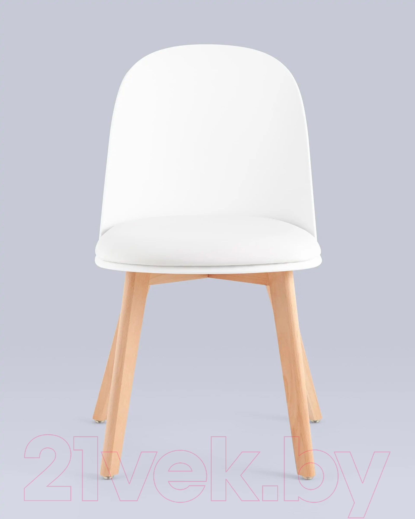 Стул Stool Group Fog с подушкой / SL-7022DM (белый, деревянные ножки) — фото 3