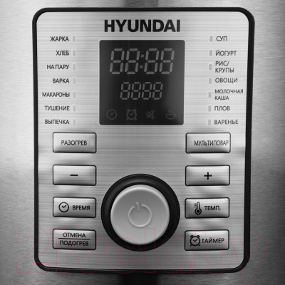 Мультиварка Hyundai HYMC-1617 (серебристый/черный)
