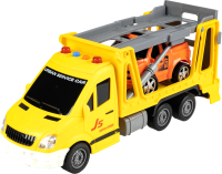 Автовоз игрушечный Bondibon Парк техники / ВВ6027 (желтый) - 
