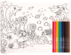 Плакат-раскраска Darvish Морской мир / SR-14404C - 