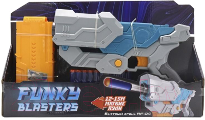 Бластер игрушечный Funky Toys Быстрый огонь RF-04 / FT0713172