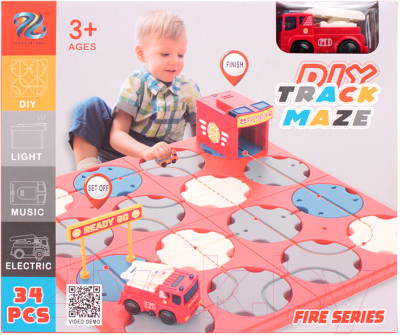 Игровой набор Darvish Track Maze. Fire Station / SR-T-3800