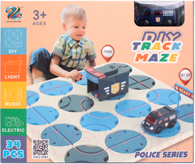 Игровой набор Darvish Track Maze. Police / SR-T-3799