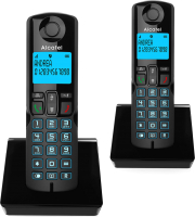 Беспроводной телефон Alcatel S250 Duo (черный) - 
